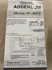 Glow-Worm Micron 30-80 Printed