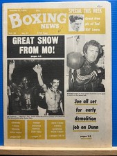 Vintage Boxing News magazine