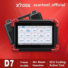 2025 XTOOL D7 V2.0 Full System Diagnostic Bi-Directional OBD2 Scanner Key Coding