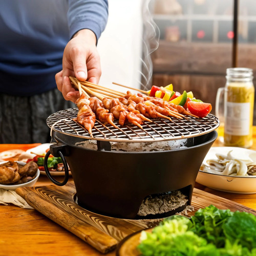 Heavy cast iron bbq - heavy,