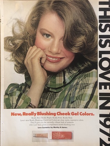 1972 loves cosmetics print - loves,