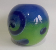 Large Murano style cased Blue