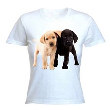 LABRADOR PUPPIES WOMEN'S T-SHIRT - Golden Chocolate Lab Retriever Pup Dog