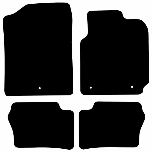 Tailored carpet car mats black - car,