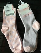 2 pair Ladies Pink / Purple