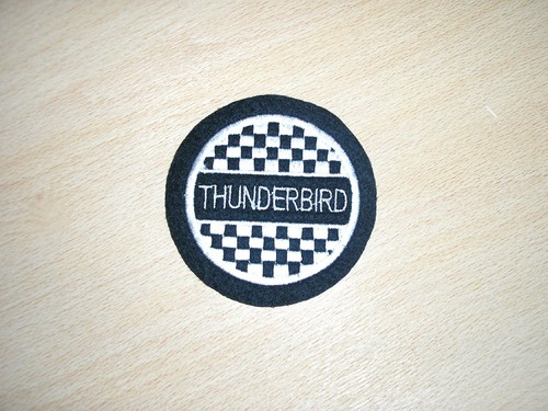 Thunderbird chequered sew - thunderbird, on
