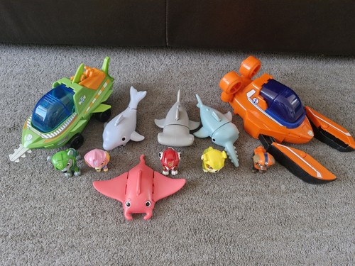 Paw patrol aqua pups vehicles - paw,