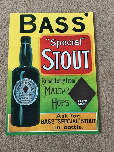 Bass special stout print - special, a3