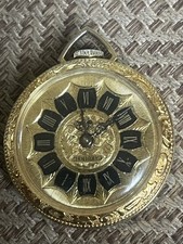 Vintage Original Cardinal Gold Tone Fob / Pendant/ Pocket Watch working order