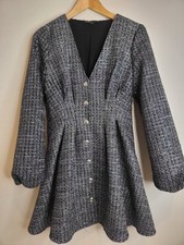 Maje pleated metallic tweed