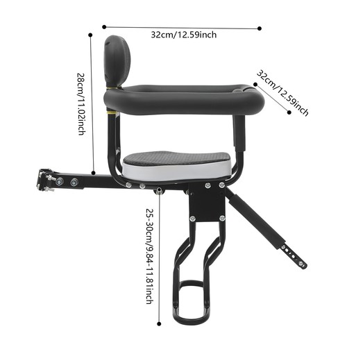 Front mount bike seats - front,