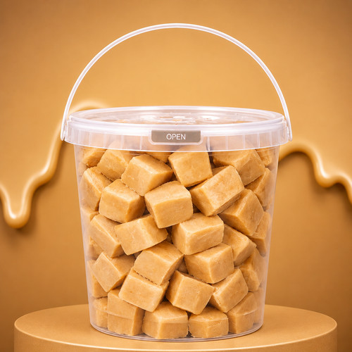 Clotted cream fudge - clotted,