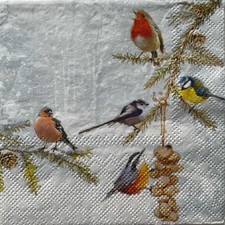 2 x Cocktail paper napkins for