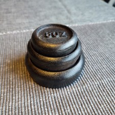 Vintage Set Of 3  Cast Iron