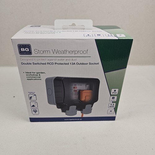 13a socket weatherproof - 2-socket,
