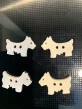 X 100 Wooden Scottie Dog
