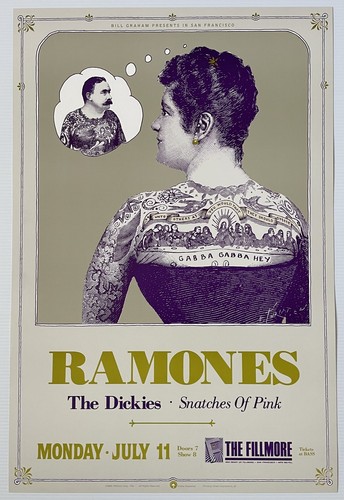 Ramones concert poster san - poster,