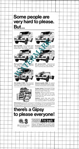 Bmc austin gipsy car - car, advert