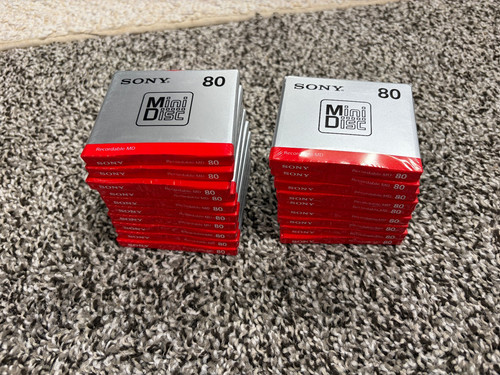 Sony minidiscs brand - sony, md-80