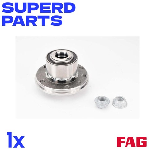 Wheel bearing set with - set, hub