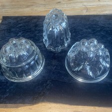 3 x VINTAGE 1950s/60s  CLEAR