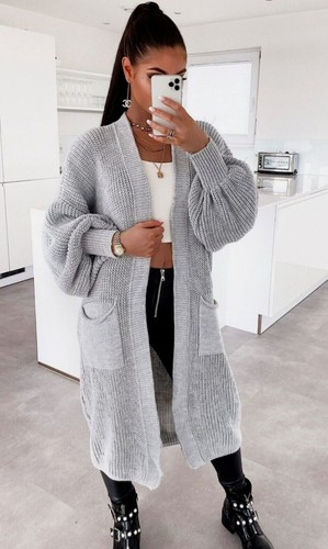 Women chunky knit cardigan - women’s,