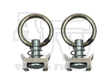 2 x Cargo Load Ring For Unwin Rail Track Land Rover Expedition 4x4 Van Koller