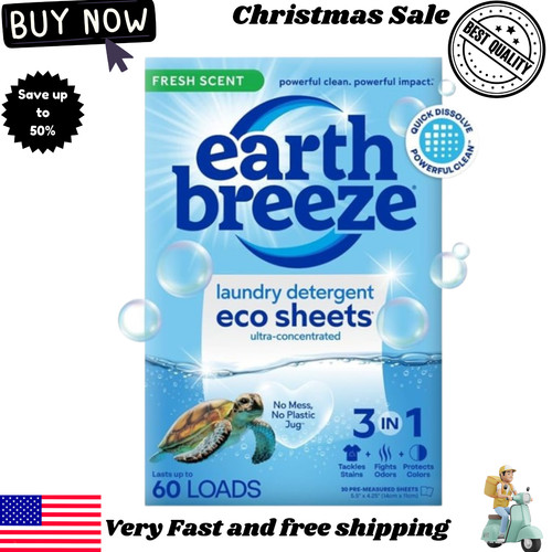 Earth breeze laundry - breeze, detergent