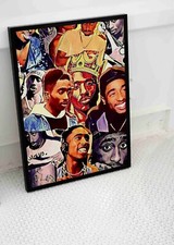 2PAC POSTER COLLAGE LEGEND ART