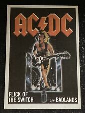 1984 Super Exito Card AC/DC