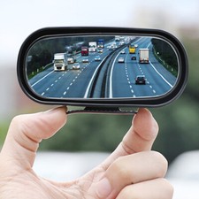 Rear view auxiliary blind - view,