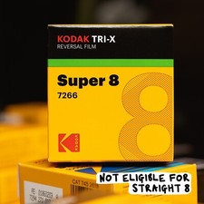 Kodak TRI-X Super 8 8mm Black