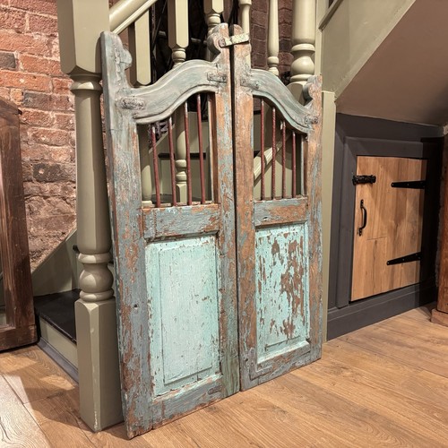 Pair vintage wooden gates - of,
