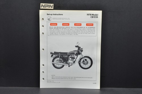 Vintage 1978 honda cb125 - vintage,