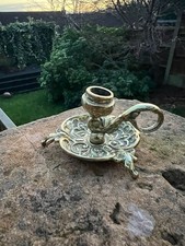 Antique Brass Chamberstick