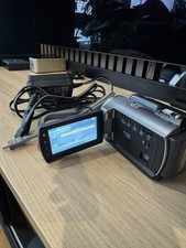 Sony Handycam DCR-SR77 Handheld 80GB Hard Drive Camcorder - Silver + Charger