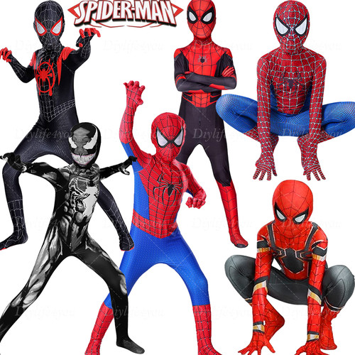 Kids spiderman cosplay costume - kids,