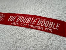 liverpool 1976 uefa cup winners the double double silk scarve