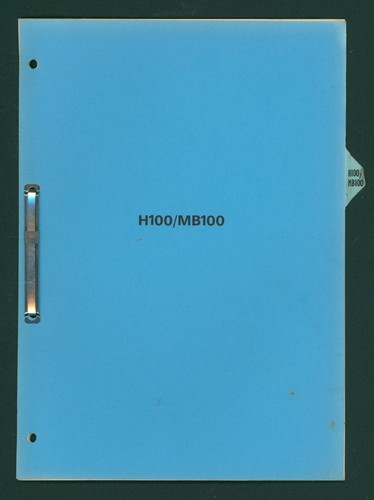 Honda h100 mb100 - h100,
