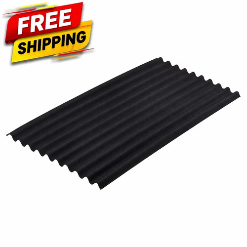 Black bitumen corrugated - black,