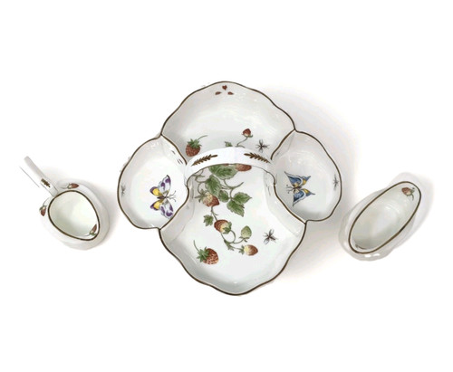 Coalport strawberry basket - coalport,
