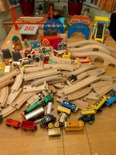 Large Wooden Train Set Bundle