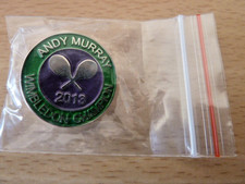 ANDY MURRAY WIMBLEDON CHAMPION 2013 PIN BADGE