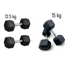 Hex Dumbbells Weights Rubber