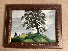 Welsh Landscape,original oil on Board 75 x 55cm In the manner of Kyffin Williams