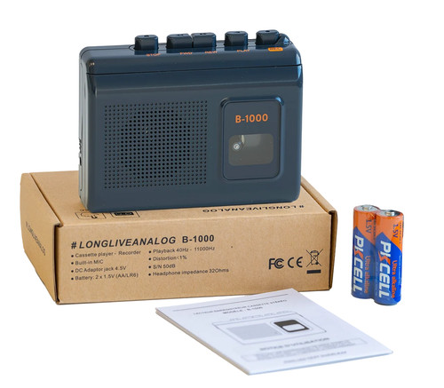 1000 portable cassette - b-1000,