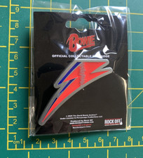 DAVID BOWIE FLASH LOGO METAL