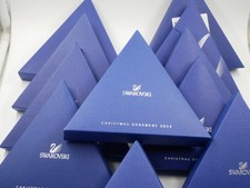 NEW UNUSED SWAROVSKI CRYSTAL CHRISTMAS ORNAMENT 2004 TO 2014 ALL BOXED