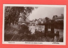 Houseboat River Ouse & Bridge