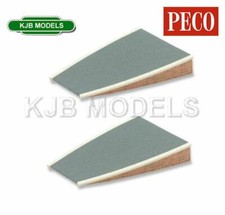 BNIB OO Gauge PECO ST-296 Platform System, Ramp Unit, Brick Type - Plastic Kit